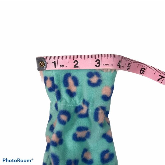 Cat & Jack Girls Size 8-16 Gloves Pink Blue Leopard Print New With Tags - Picture 7 of 10